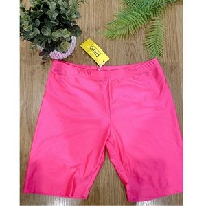 Daisy Neon Pink Bike Shorts